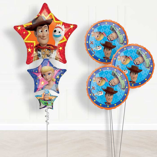 Woody Toy Story Inflated Helium Balloons Delivered - Themed Bouquet | Party Save Smile