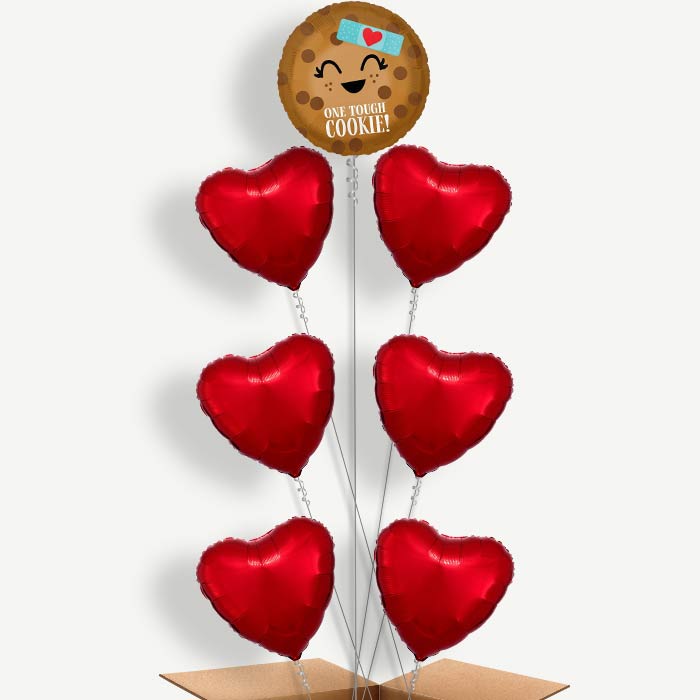 One Tough Cookie Get Well Helium Balloon Arrangement | Party Save Smile