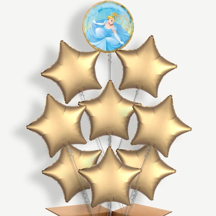 Cinderella Balloon Bundle Inflated with Helium | Party Save Smile