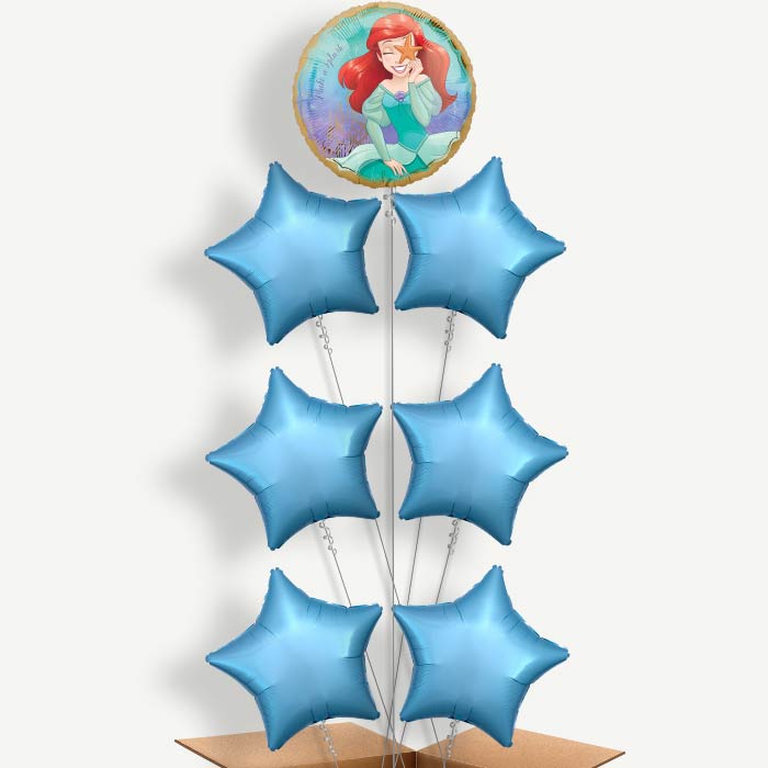 Little Mermaid Balloon Arrangement Inflated with Helium | Party Save Smile