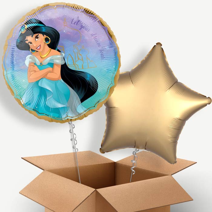 Princess Jasmine Helium Balloon Couple | Party Save Smile
