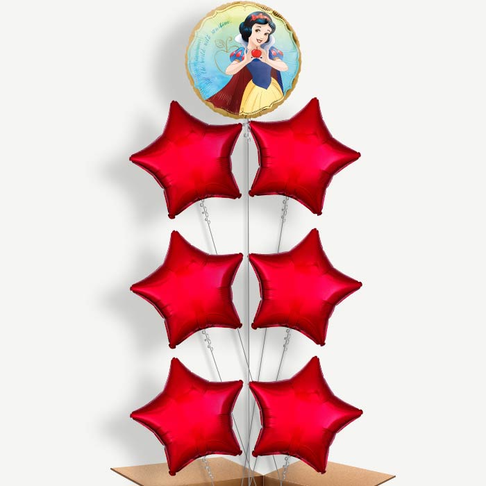 Snow Whites Helium Balloon Arrangement | Party Save Smile