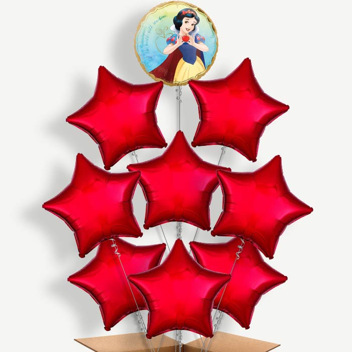 Snow Whites Helium Balloon Bundle | Party Save Smile