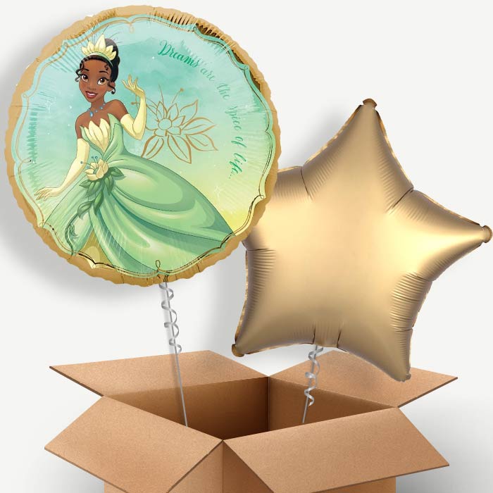Princess Tiana Helium Balloon Couple | Party Save Smile