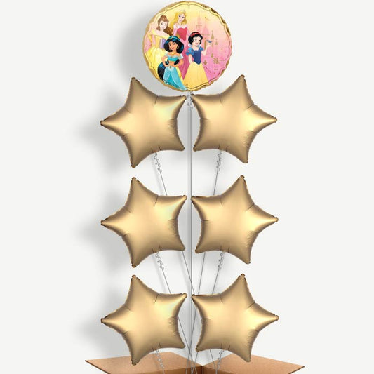 Disney Princess Balloon Arrangement Inflated with Helium | Party Save Smile