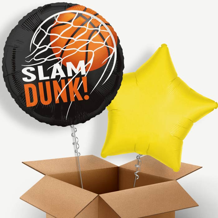 Slam Dunk Basketball Helium Balloon Couple | Party Save Smile