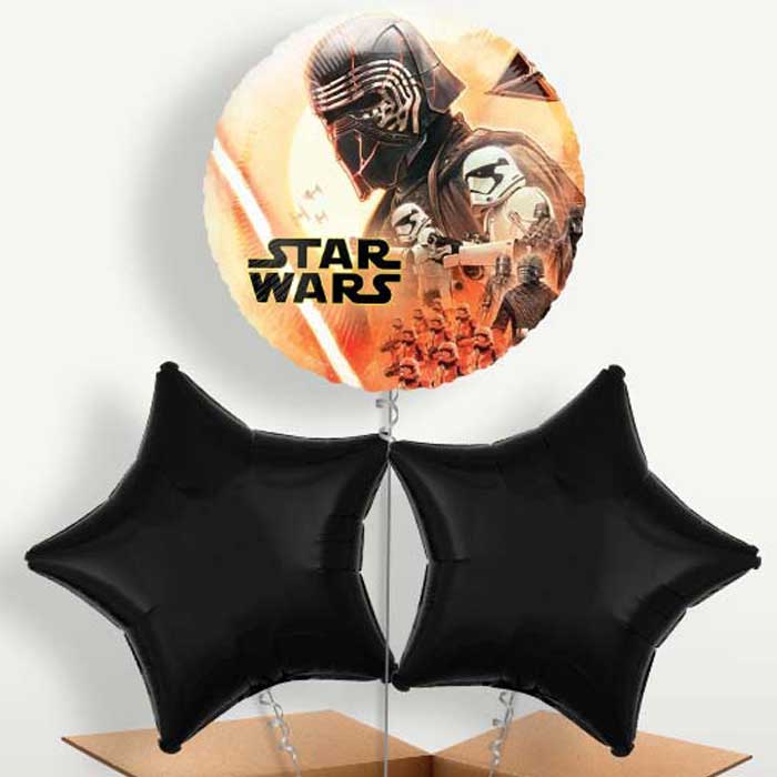 Star Wars Skywalker Bunch of Balloons inflated with Helium | Party Save Smile