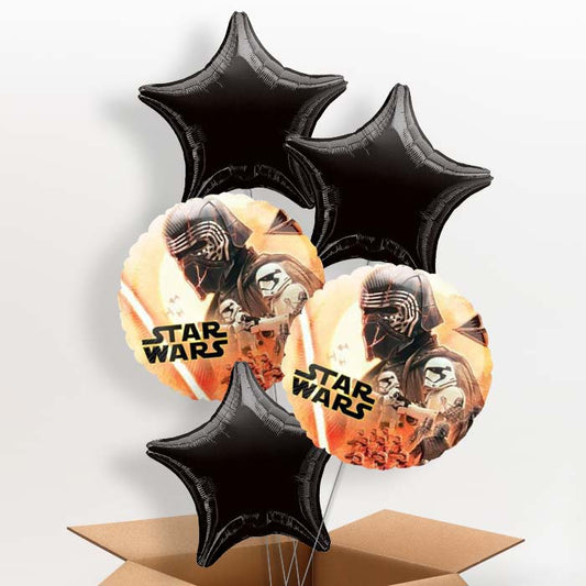 Star Wars Skywalker Helium Balloons Delivered - 5 Balloon | Party Save Smile
