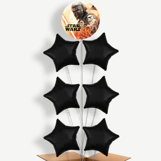 Star Wars Skywalker Balloon Arrangement Inflated with Helium | Party Save Smile