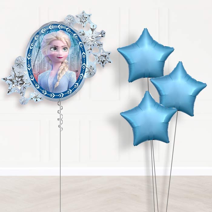 Disney Frozen Balloon Bouquet in a Box - Plain Bouquet | Party Save Smile