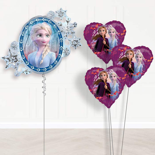 Disney Frozen Balloon Bouquet in a Box - Themed Bouquet | Party Save Smile