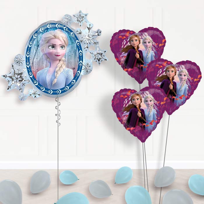 Disney Frozen Balloon Bouquet in a Box - Themed Bouquet and Latex | Party Save Smile