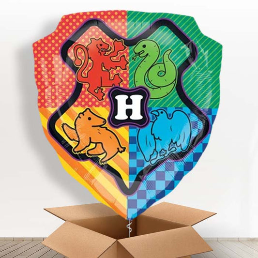 Hogwarts Harry Potter Party Helium Balloons in a Box - Giant Balloon | Party Save Smile