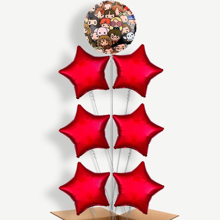 Harry Potter Balloon Arrangement Inflated with Helium | Party Save Smile
