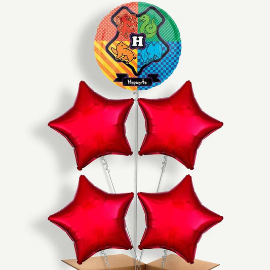Hogwarts Harry Potter Helium Cluster Balloons | Party Save Smile