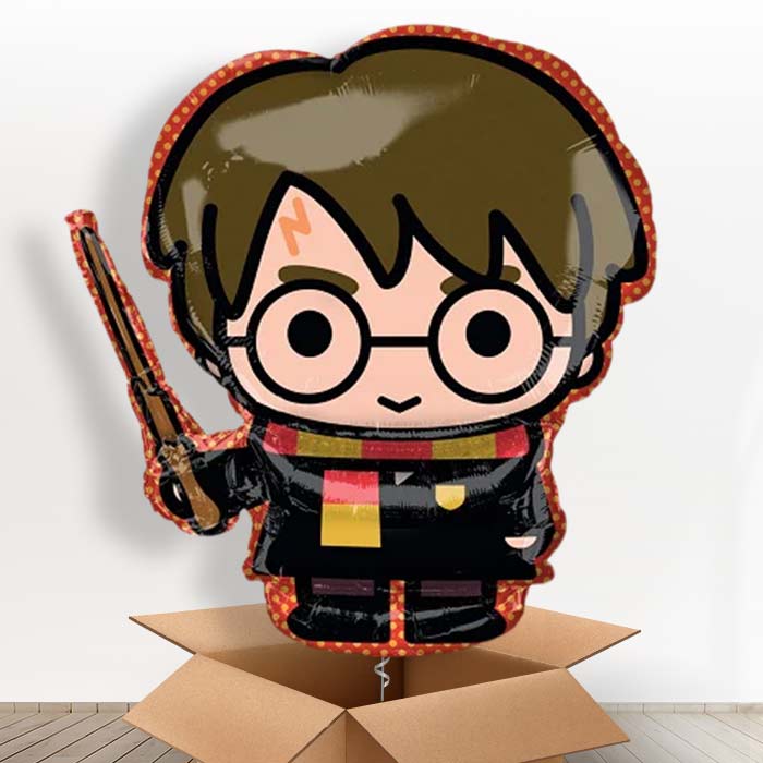 Harry Potter Shaped Helium Balloon in a Box Gift - Giant Balloon | Party Save Smile