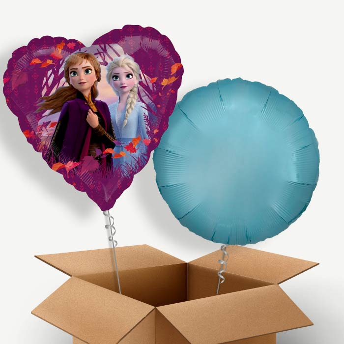 Heart Frozen Helium Balloon Pair | Party Save Smile