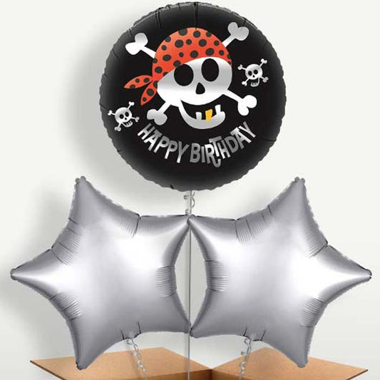 Happy Birthday Pirate Balloons in a Bunch | Party Save Smile