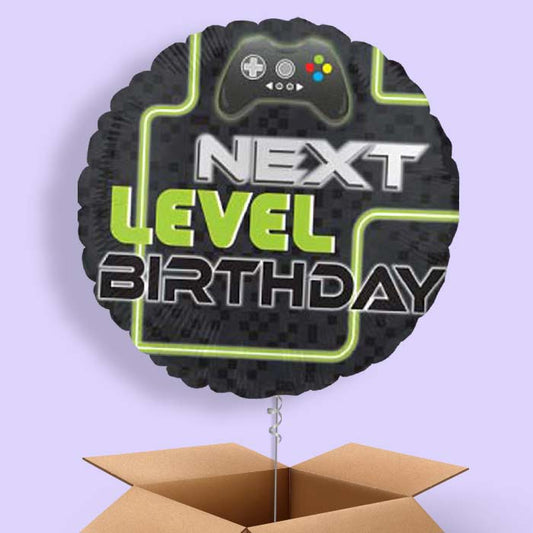 Level Up Gaming Balloons Delivered in a Box