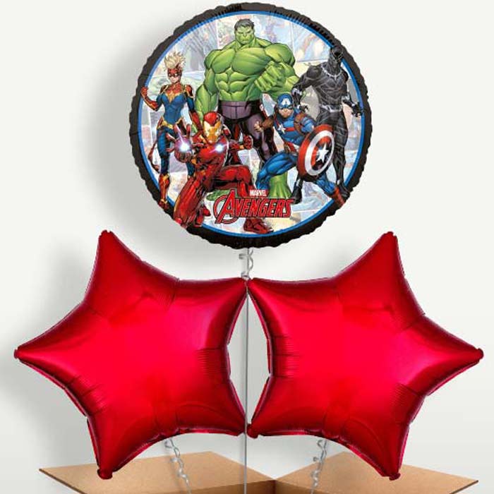 Power Marvel Avengers Trio Balloon Bunch | Party Save Smile