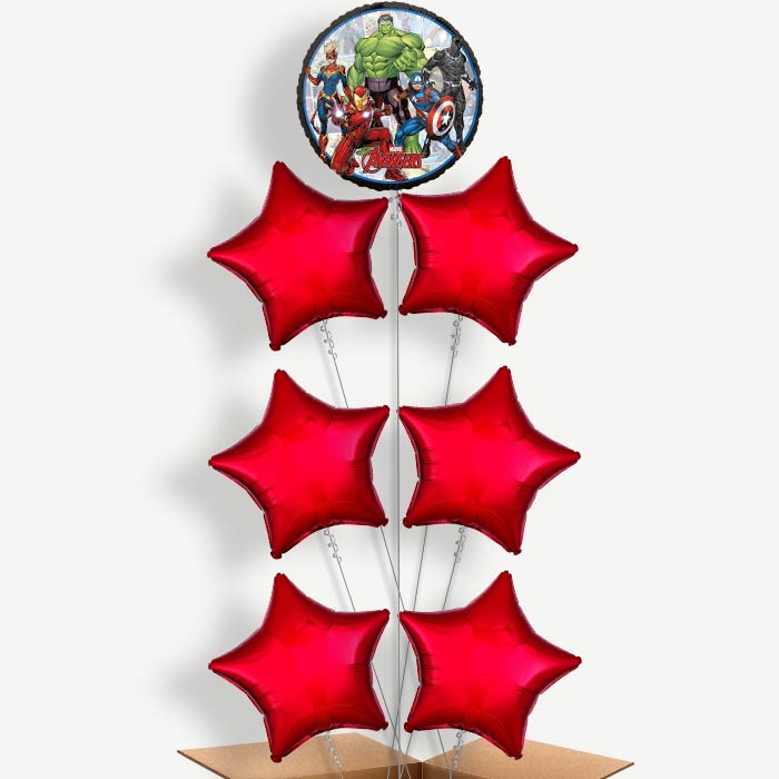 Power Marvel Avengers Helium Balloon Arrangement | Party Save Smile