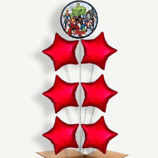 Power Marvel Avengers Helium Balloon Arrangement | Party Save Smile