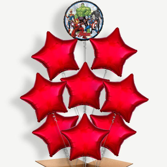 Power Marvel Avengers Helium Balloon Bundle | Party Save Smile