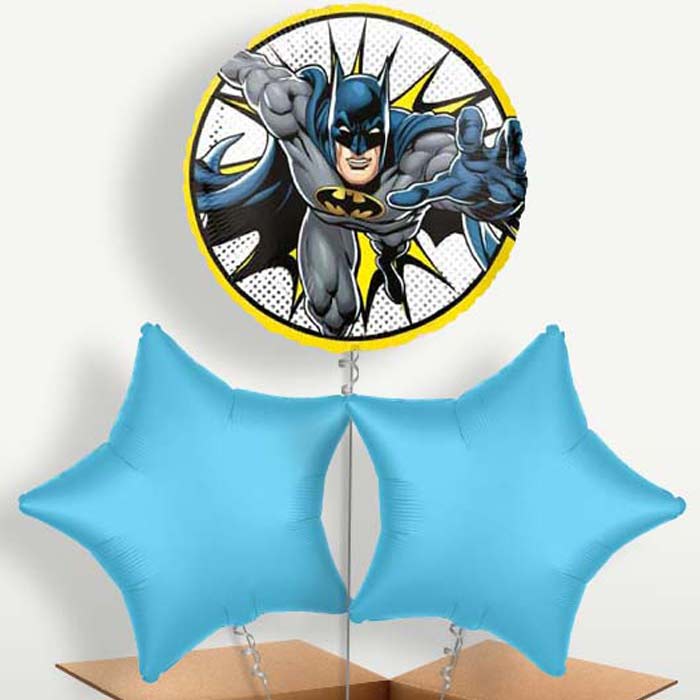 Batman Bunch of Balloons inflated with Helium | Party Save Smile