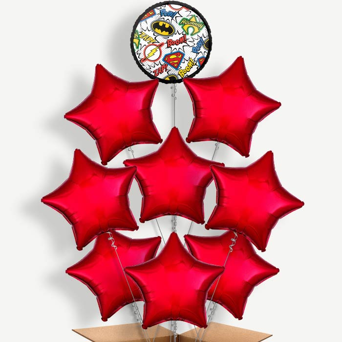 Justice League Comic Helium Balloon Bundle | Party Save Smile