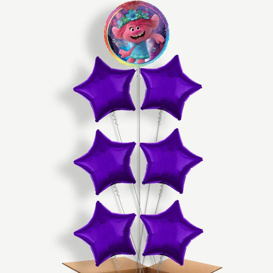 Trolls World Tour Helium Balloon Arrangement | Party Save Smile