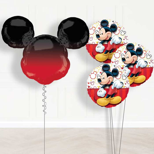 Mickey Mouse Birthday Balloon Bouquet - Themed Bouquet | Party Save Smile