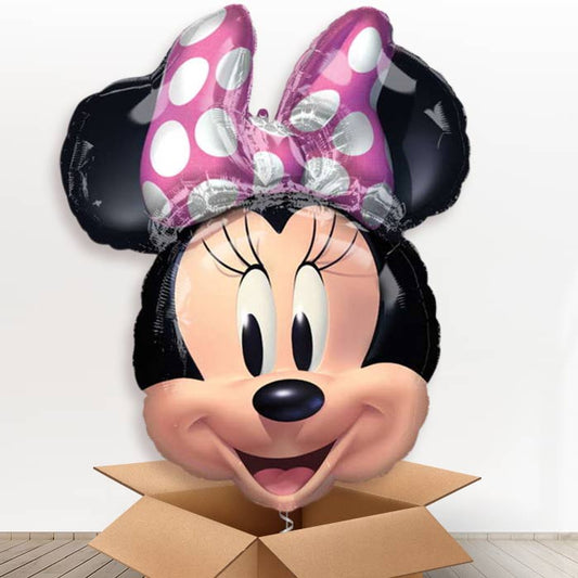 Minnie Mouse Head Helium Balloon in a Box - Giant Balloon | Party Save Smile