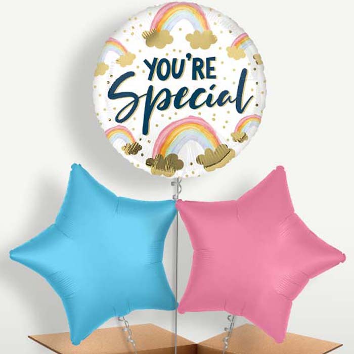 You're Special Rainbow Helium Bunch of Balloons | Party Save Smile