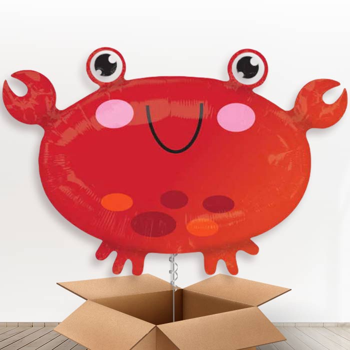 Crab Helium Balloon In a Box - Giant Balloon | Party Save Smile