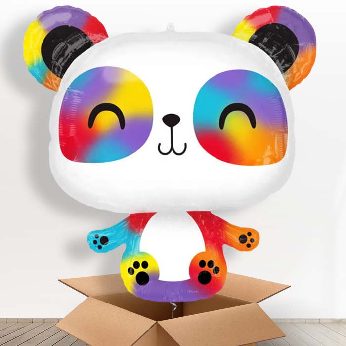 Giant Panda Helium Balloon In a Box - Giant Balloon | Party Save Smile