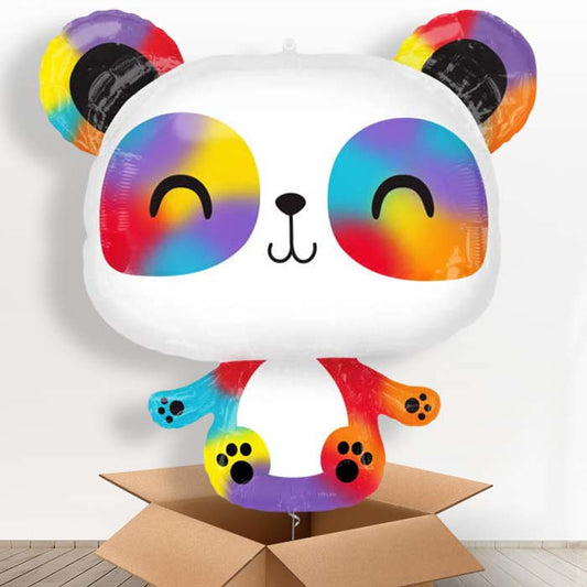 Giant Panda Helium Balloon In a Box - Giant Balloon | Party Save Smile
