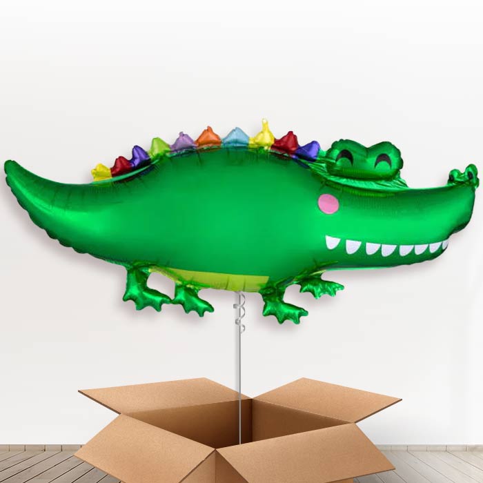 Alligator Helium Balloon In a Box - Giant Balloon | Party Save Smile