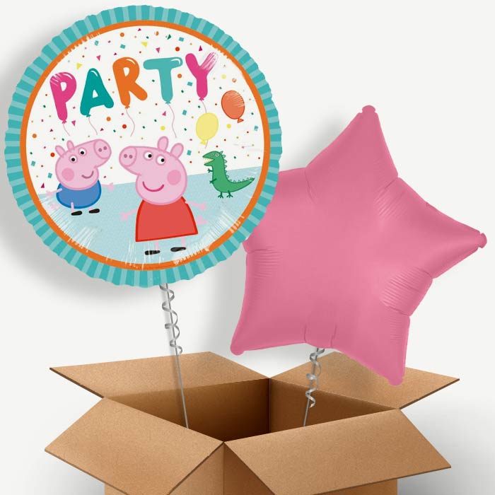 Peppa Pig Helium Balloon Couple | Party Save Smile