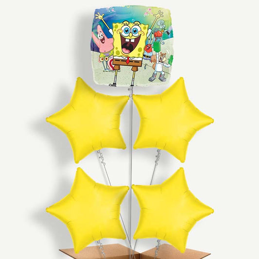 Spongebob Helium Balloon Cluster  | Party Save Smile