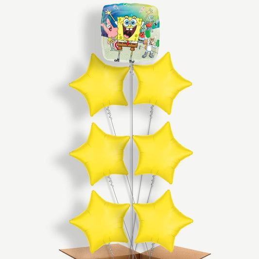 Spongebob Helium Balloon Arrangement | Party Save Smile