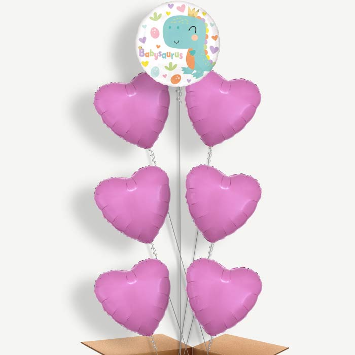 Babysaurus Baby Dinosaur Helium Balloon Arrangement | Party Save Smile