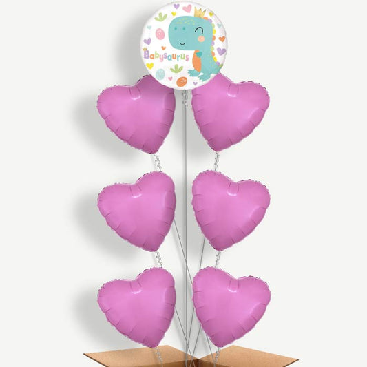 Babysaurus Baby Dinosaur Helium Balloon Arrangement | Party Save Smile
