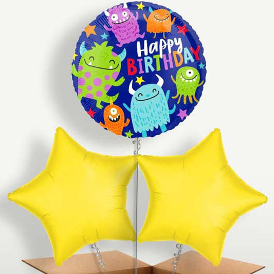 Little Monsters Happy Birthday Balloon Bunches | Party Save Smile