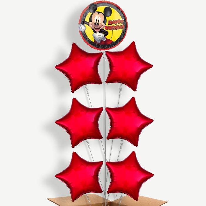 Mickey Mouse Forever Happy Birthday Balloon Arrangement | Party Save Smile