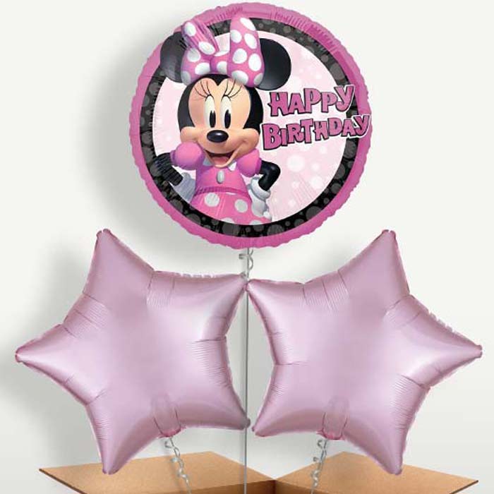 Minnie Mouse Forever Happy Birthday Balloon Bunches | Party Save Smile