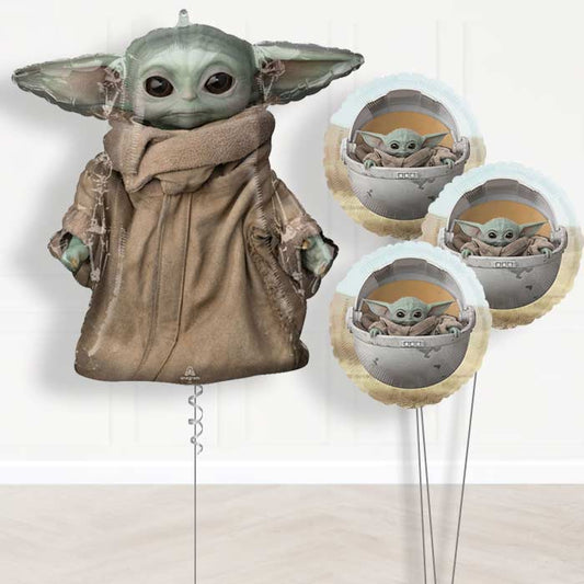 The Mandalorian Balloon Bouquet in a Box - Themed Bouquet | Party Save Smile