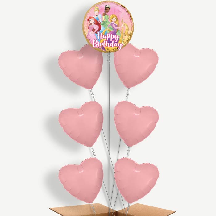 Disney Princess Birthday Helium Balloon Arrangement | Party Save Smile