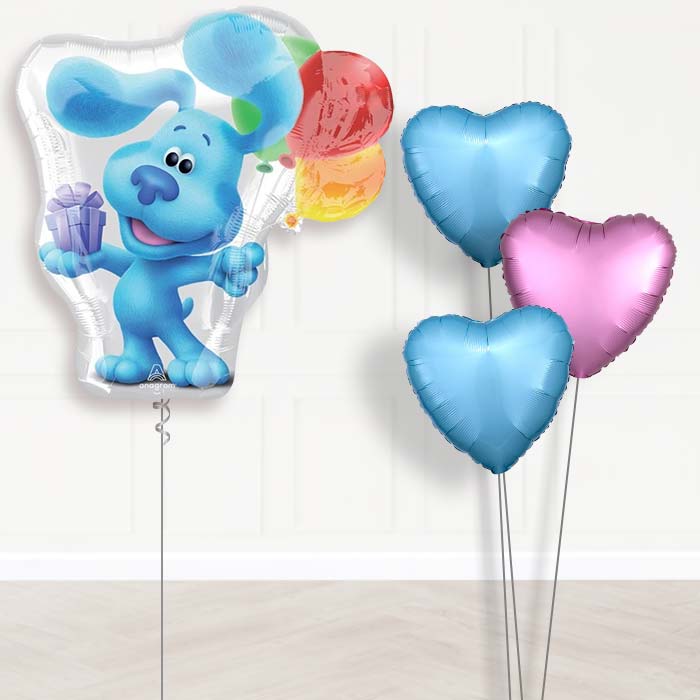 Blues Clues Helium Balloon Bouquet Delivered - Plain Bouquet | Party Save Smile