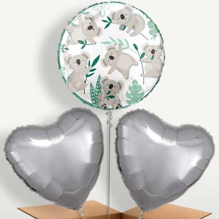 Koala Balloon Bunches inflated with Helium | Party Save Smile