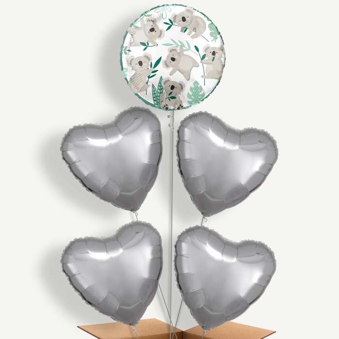 Koala Balloon Clusters Inflated with Helium | Party Save Smile